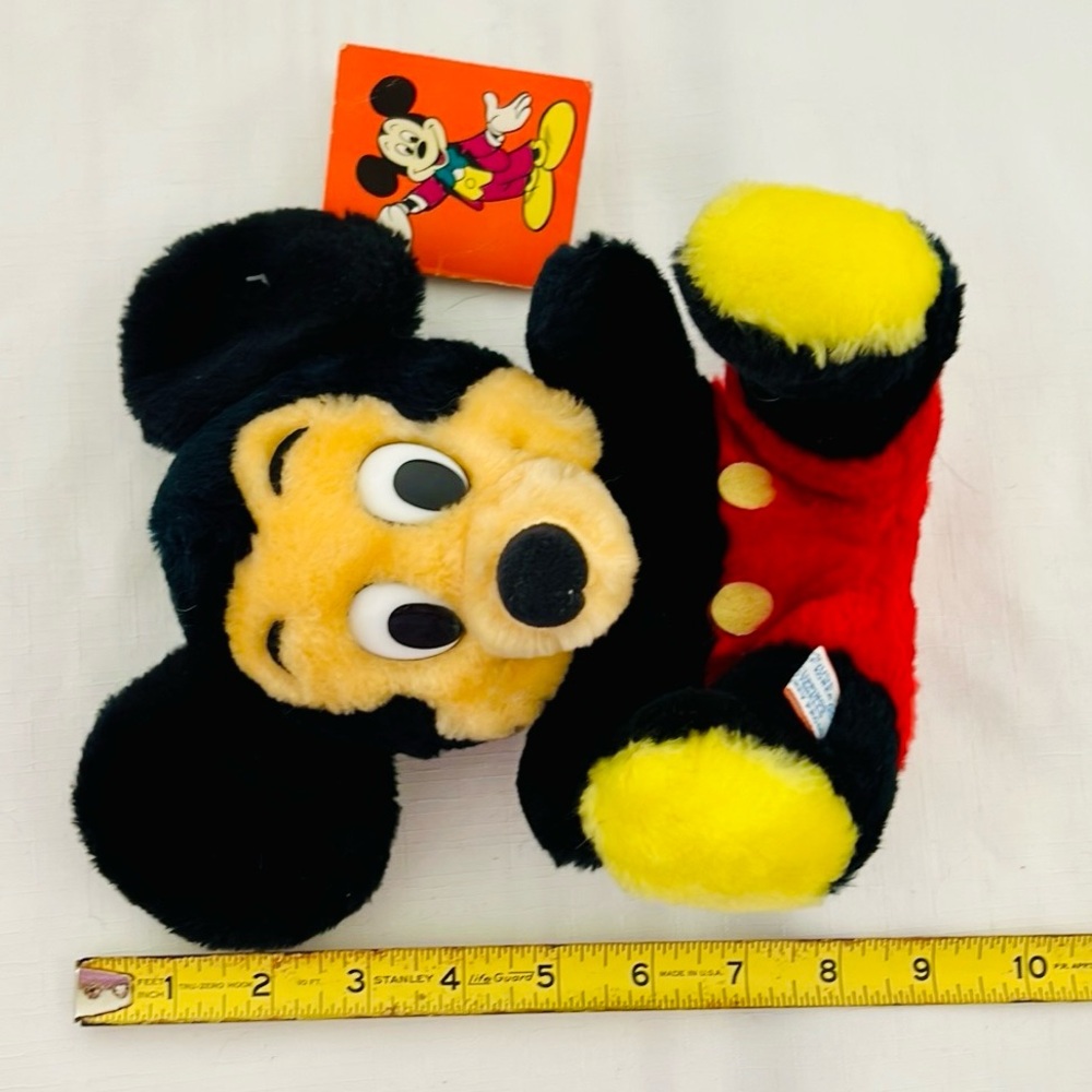 Vintage / New~Bean Bag~Mickey Mouse / Still With Original Tag - Picture 5 of 8